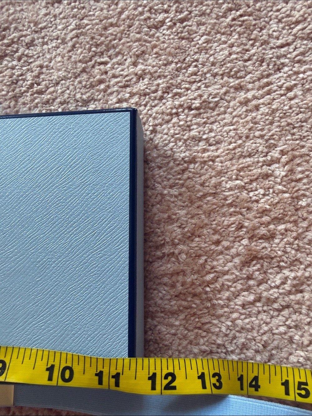 Prada Pale Blue Elastic Slim Belt with Silver  Plaque - Picture 6 of 6